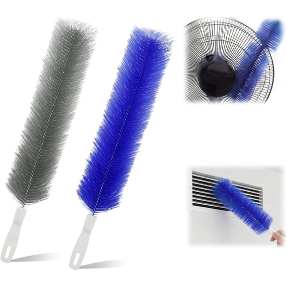 Toolye Microfiber Brush, Bendable Reusable Dusting Brush for Electric Fans and Air Vents