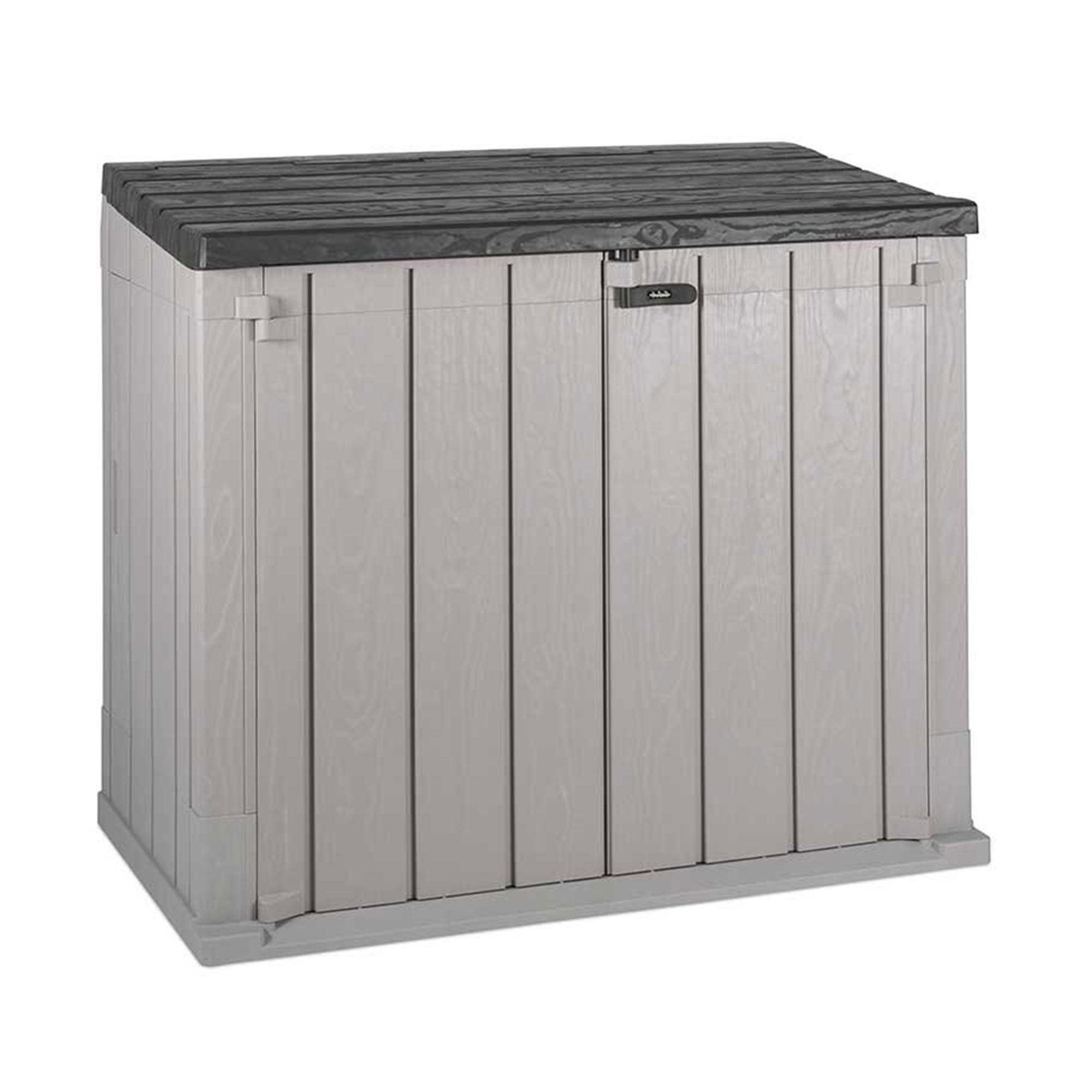 Gray All Weather Outdoor Storage Shed Cabinet