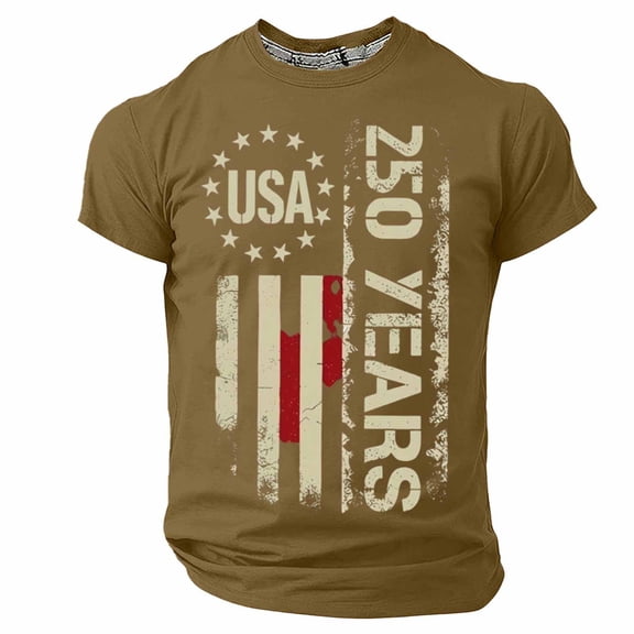 Toome Ki_ds Patriotic Shirt 4th of July American Flag Cotton Tee for Unisex Youth