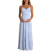 Maternity Dresses in Maternity Clothing | Blue - Walmart.com