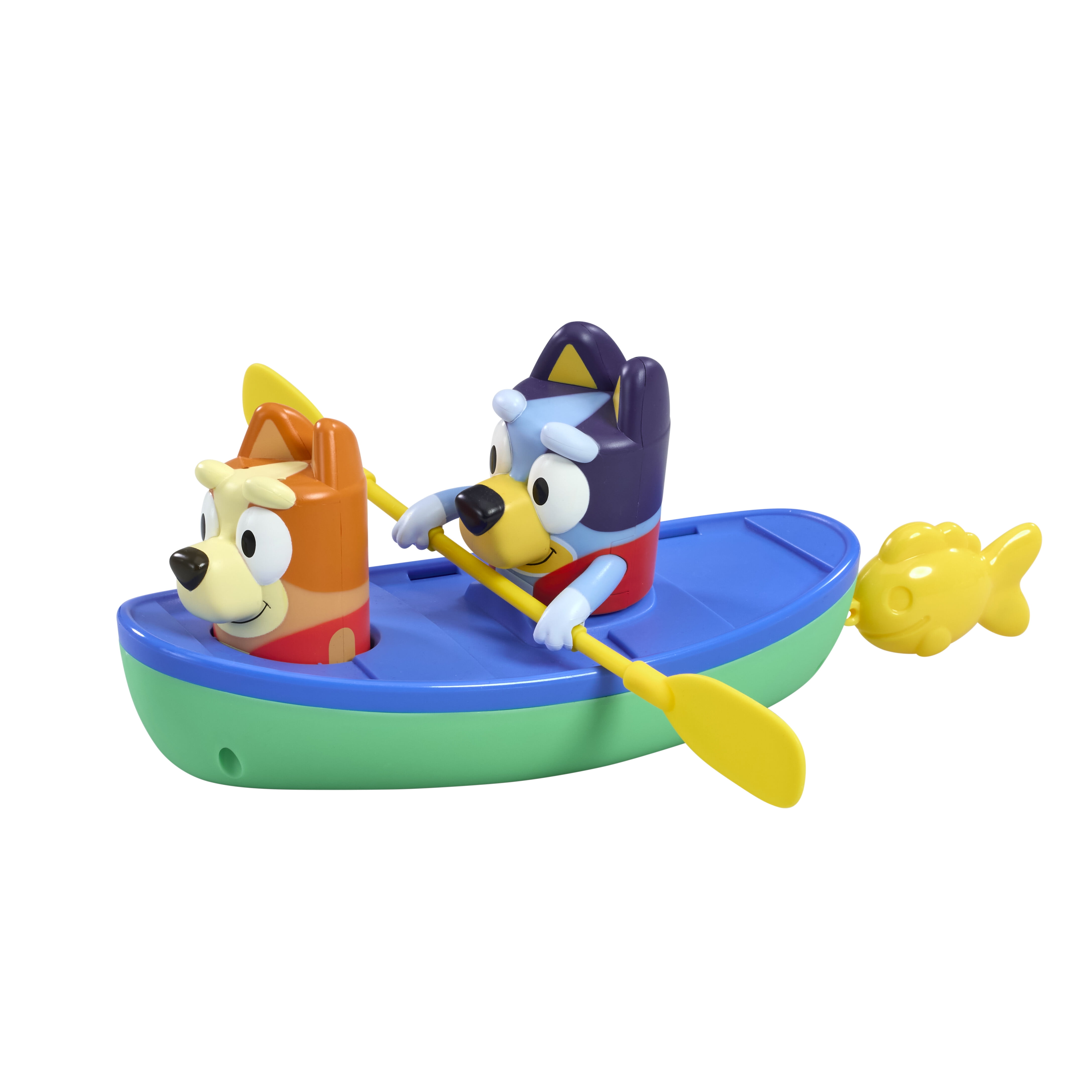 TOMY Toomies Bluey Pull & Go Canoe Bluey Bath Toy 18 Months