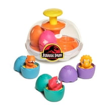 Toomies Jurassic World Spin & Hatch Dino Eggs – Dinosaur Toys for Developmental Play – 12m+