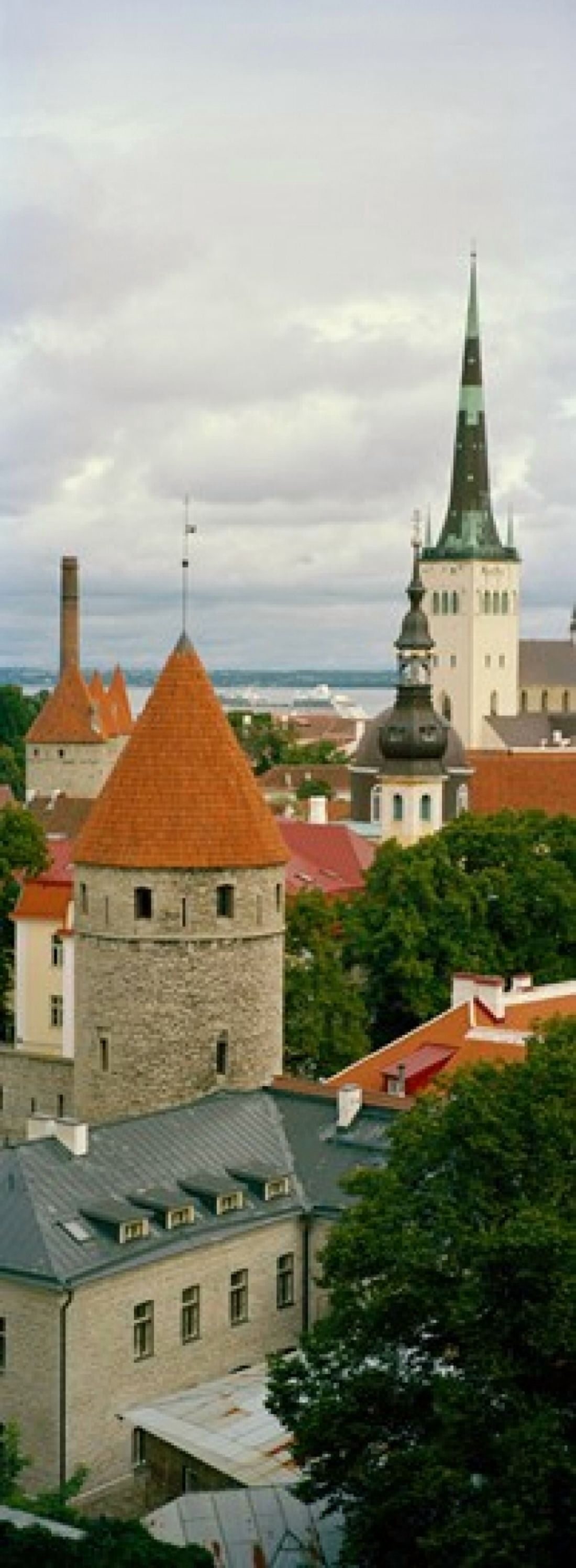 Toompea view Old Town Tallinn Estonia Canvas Art - Panoramic Images (36 x 13)