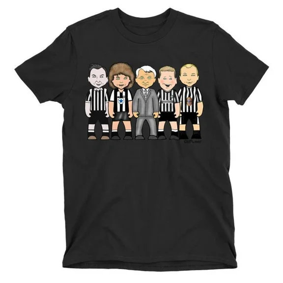 Toon Legends Kids Football TShirt Quality Boys Girls Newcastle Inspired Gift, Vintage Birthday Gift
