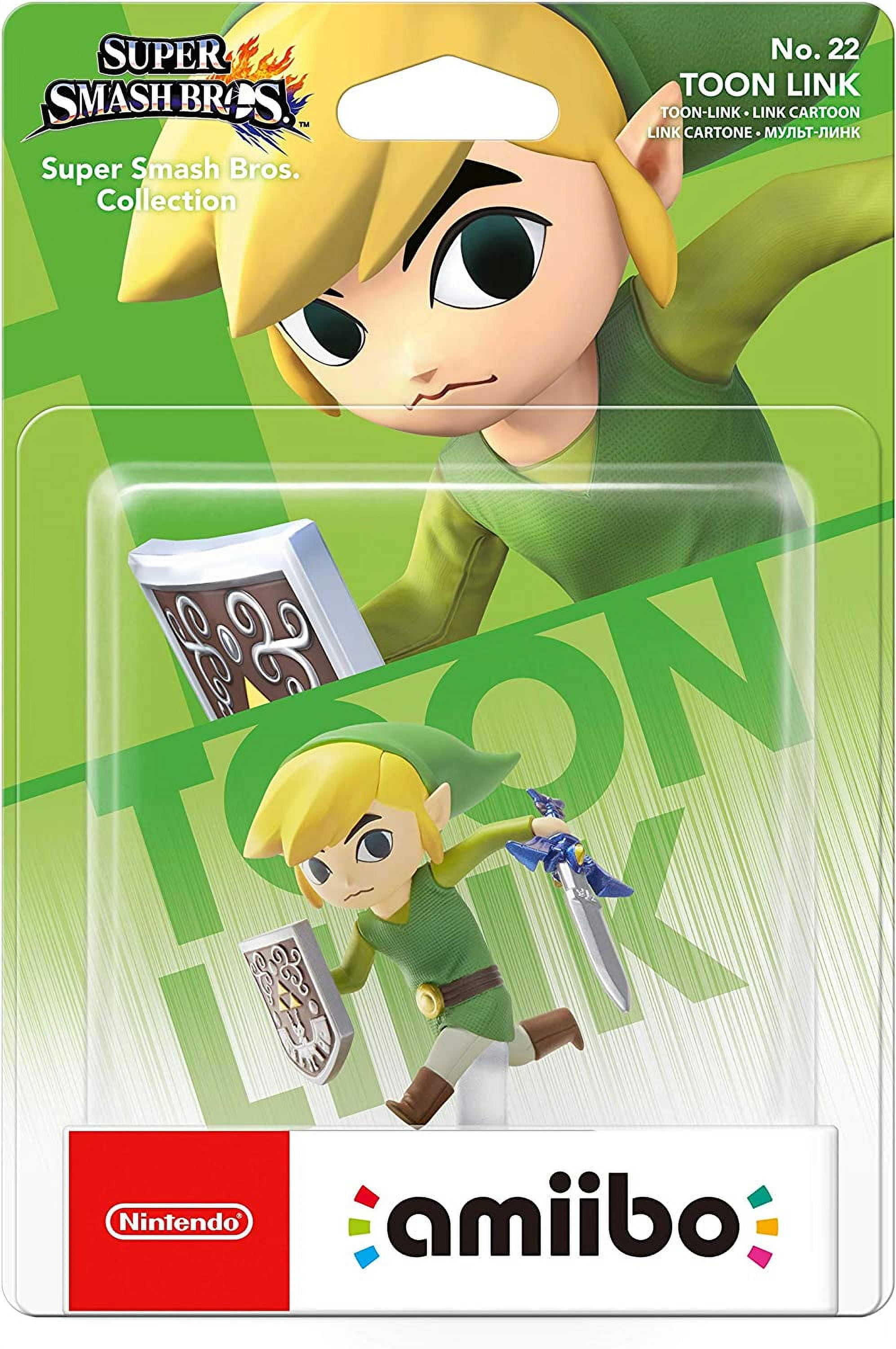 Toon Link Amiibo Super Smash Bros Series Wind Waker Legend of Zelda  Nintendo Switch 