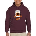 thumbnail image 1 of Toon Style Glass W Beverage Hoodie Men -Image by Shutterstock, Male 3X-Large, 1 of 4