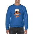 thumbnail image 1 of Toon Style Glass W Beverage Sweatshirt Men -Image by Shutterstock, Male XX-Large, 1 of 4