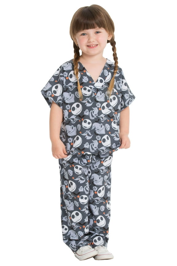 Kids Medical Scrub Top and Pant Set 6620C