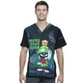 thumbnail image 1 of Tooniforms Men Scrubs Top, V-Neck, Plus Size, TF708, 2XL, Keep Mars Green, 1 of 7