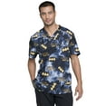 thumbnail image 1 of Tooniforms Men Scrubs Top, V-Neck, Plus Size, TF730, 5XL, Night Life, 1 of 7