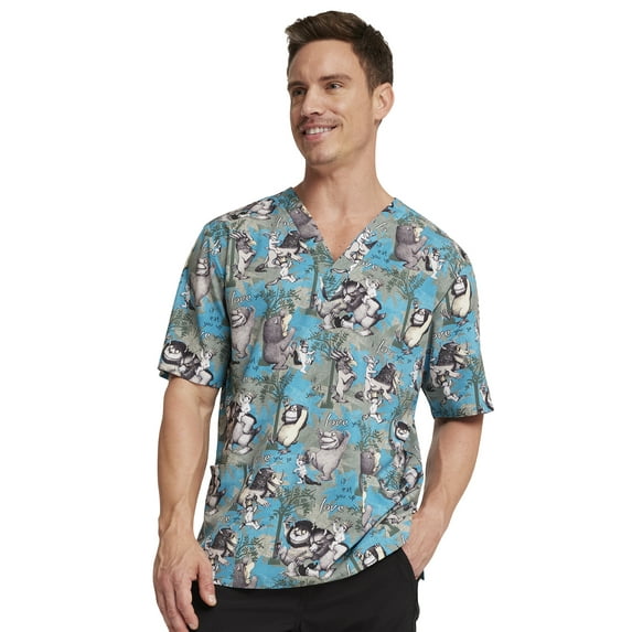 Tooniforms Men & Women Scrubs Top V-Neck TF606