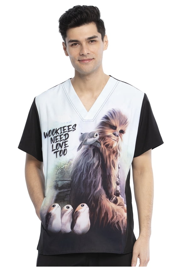 Men's V-Neck Medical Scrub Top TF708