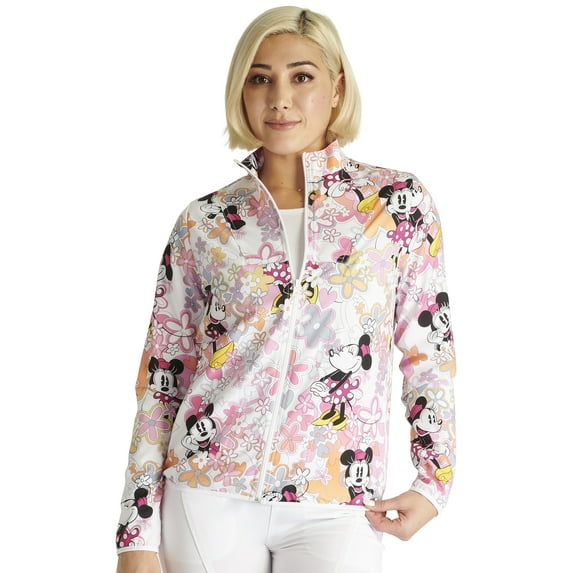 Tooniforms Scrubs Jacket For Women Packable Print TF320