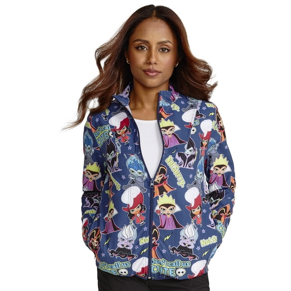 Tooniforms Scrubs Jacket For Women Packable Print TF320