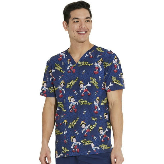 Tooniforms Scrubs Top For Men V-Neck TF740