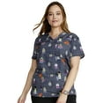 thumbnail image 1 of Tooniforms Scrubs Top For Men & Women V-Neck TF687, 1 of 5
