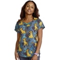 thumbnail image 1 of Tooniforms Scrubs Top For Women Round Neck Print TF787, 1 of 7