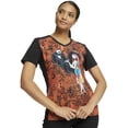 thumbnail image 1 of Tooniforms Scrubs Top For Women V-Neck Plus Size TF637, 4XL, Undying Love, 1 of 7