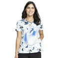 thumbnail image 1 of Tooniforms Scrubs Top For Women V-Neck Print TF626, 1 of 7