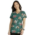 thumbnail image 1 of Tooniforms Scrubs Top For Women V-Neck Print TF737, 1 of 7