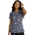 thumbnail image 1 of Tooniforms Scrubs Top For Women V-Neck Print TF776, 1 of 7