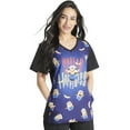thumbnail image 1 of Tooniforms Scrubs Top For Women V-Neck TF637, 1 of 7