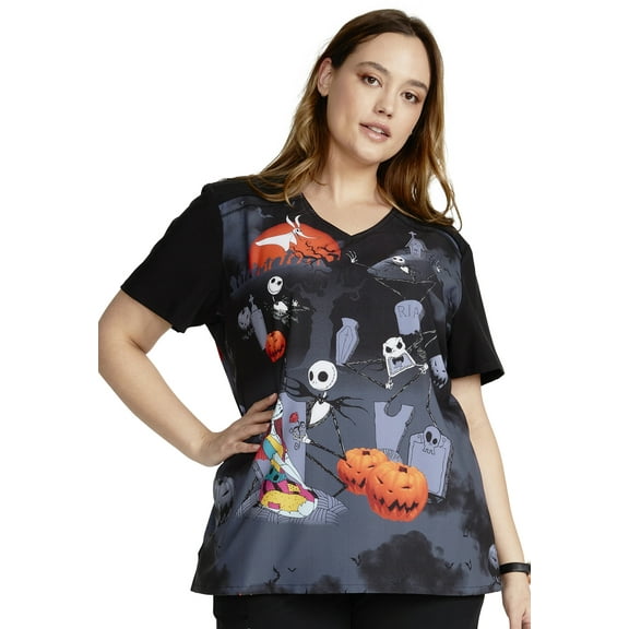 Tooniforms Scrubs Top For Women V-Neck TF745