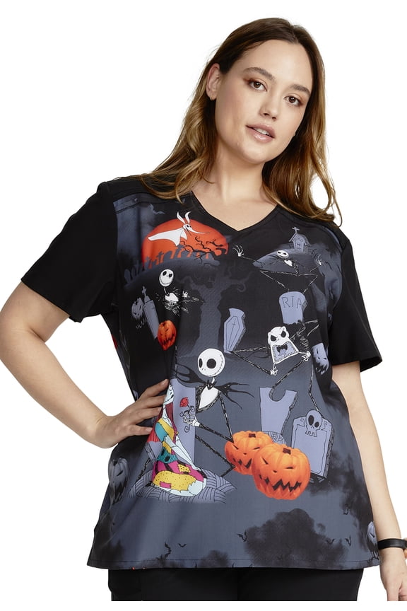 Scrubs Top For Women V-Neck TF745