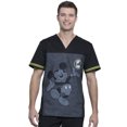 thumbnail image 1 of Tooniforms Disney Men's V-Neck Medical Scrub Top TF707, 1 of 7