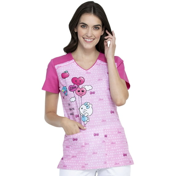 Tooniforms V-Neck Women Medical Scrub Top TF645