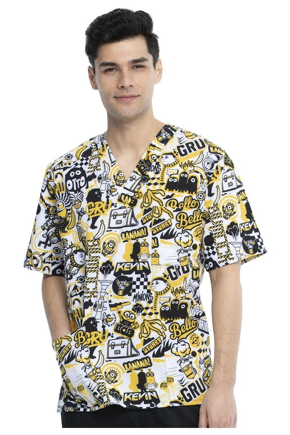 Unisex V-Neck Medical Scrub Top TF701