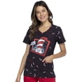 thumbnail image 1 of Tooniforms V-Neck Female Medical Scrub Top TF634, 1 of 2