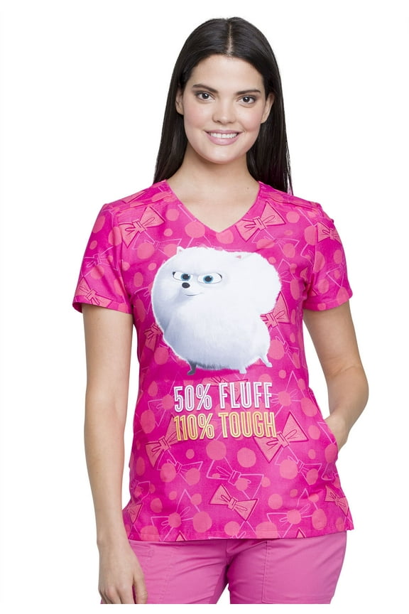 V-Neck Women Medical Scrub Top TF629