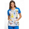 thumbnail image 1 of Tooniforms V-Neck Women Medical Scrub Top TF645, 1 of 2