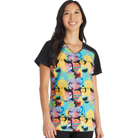 Tooniforms V-Neck Women Medical Scrub Top TF645