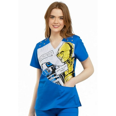 Tooniforms V-Neck Women Medical Scrub Top TF705