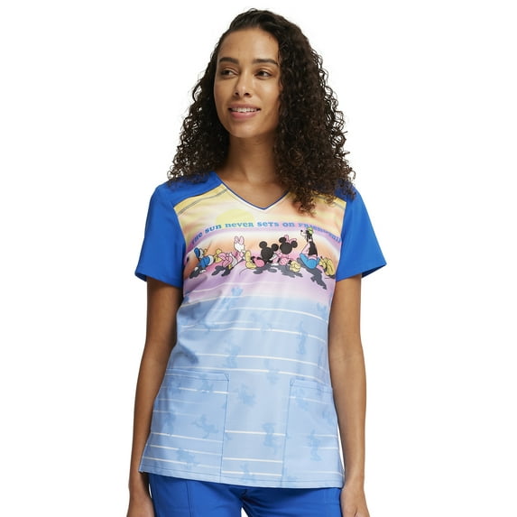 Tooniforms V-Neck Women Medical Scrub Top TF645