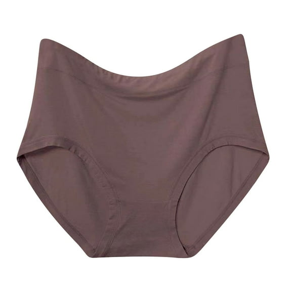 Toonshare Bikini Underwear For Women 50% Off Clear Tempting Women's Solid High Waist Tummy Controlling Warm Underwear Sexy Underwear Briefs