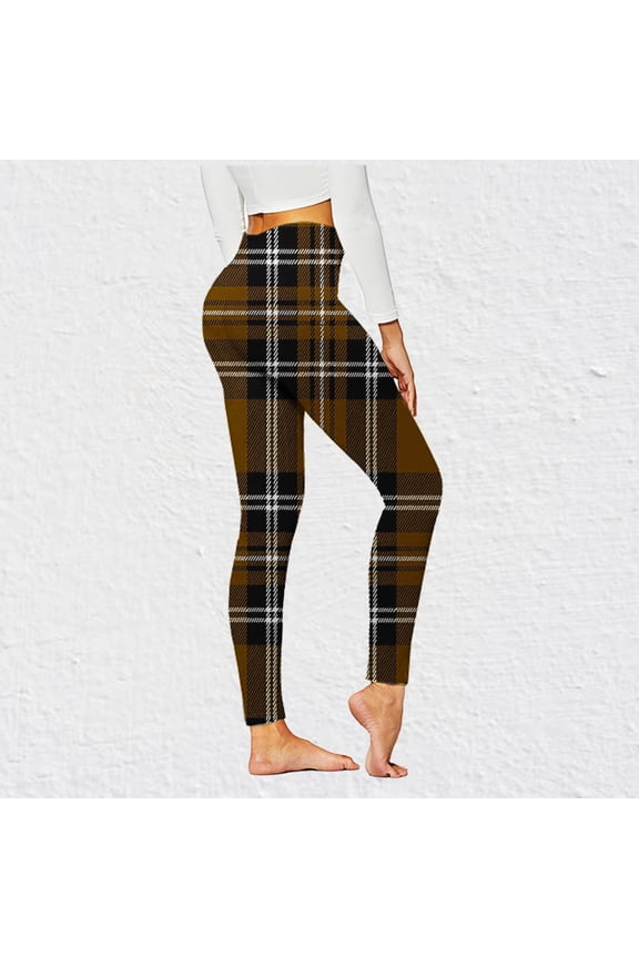 ,50% off Clear,Plaid Pajama Pants Women,Knit Pants for Women,Camo Cargo Pants for Women,Stretch Yoga Leggings Running Gym Full Length Active Pants Yoga Pants Brown S