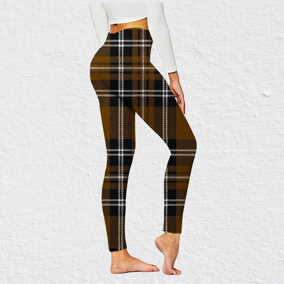 Toonshare ,Up to 50% off,Black Pants for Women,Stretch Yoga Leggings Running Gym Full Length Active Pants Yoga Pants,Royal Blue Pants for Women,Tan Pants Women Brown L