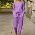 thumbnail image 1 of Toonshare Lounge Sets for Women Under $10,,Outfits Loungewear Purple L, 1 of 6