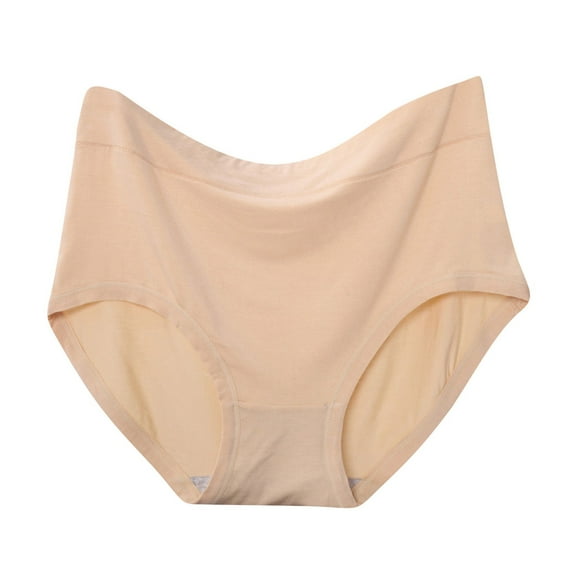 Toonshare Seamless Underwear For Women Fashion Casual Seamless Women's Solid High Waist Tummy Controlling Warm Underwear Sexy Underwear Briefs