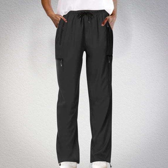Toonshare Womens Pants Women's Jogging Pants with Pockets and Drawstrings Fashion Casual Black M
