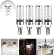 Toopower E14 LED Corn Bulbs, 4 Pcs E14 LED Light Bulbs 16W Equivalent to 100W Halogen Bulbs, 6000K White, 1400lm No Flicker Dimmable