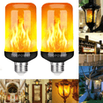 thumbnail image 1 of Toopower LED Flame Effect Fire Light Bulb, E26 Base, Simulated Flickering Flame, 2 Pack, 1 of 9