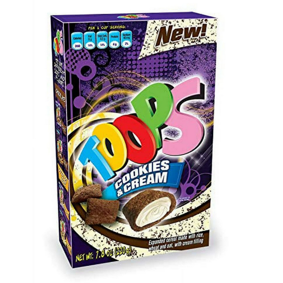Toops Cookies and Cream Cookies, 10.5 oz