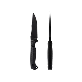 Toor Knives Krypteia S Fixed Blade Knife, 4in, CPM M4 Steel, G10 Handle, SoCom Black, Black Hydro Static