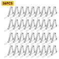 thumbnail image 1 of 36PCS Tablecloth Clips Set Stainless Steel Table Cloth Cover Clamps Heavy Duty Outdoor Tablecloth Fixing for Restaurant Picnics Banquet Weddings Graduation Party (Sliver), 1 of 11