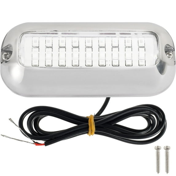 Toorise 27LED Marine Boat Lights 74LM 12V 50W LED Interior Lights IP68 Waterproof 3.7" Boat Deck Courtesy Cockpit Decorative Light Navigation Lights w/316 Stainless Steel Case for Yacht