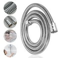 thumbnail image 1 of Toorise 2PCS 10ft Shower Hose Extension Shower Hose For Hand Held Shower Extra Long Stainless Steel Bathroom Flexible, 1 of 1